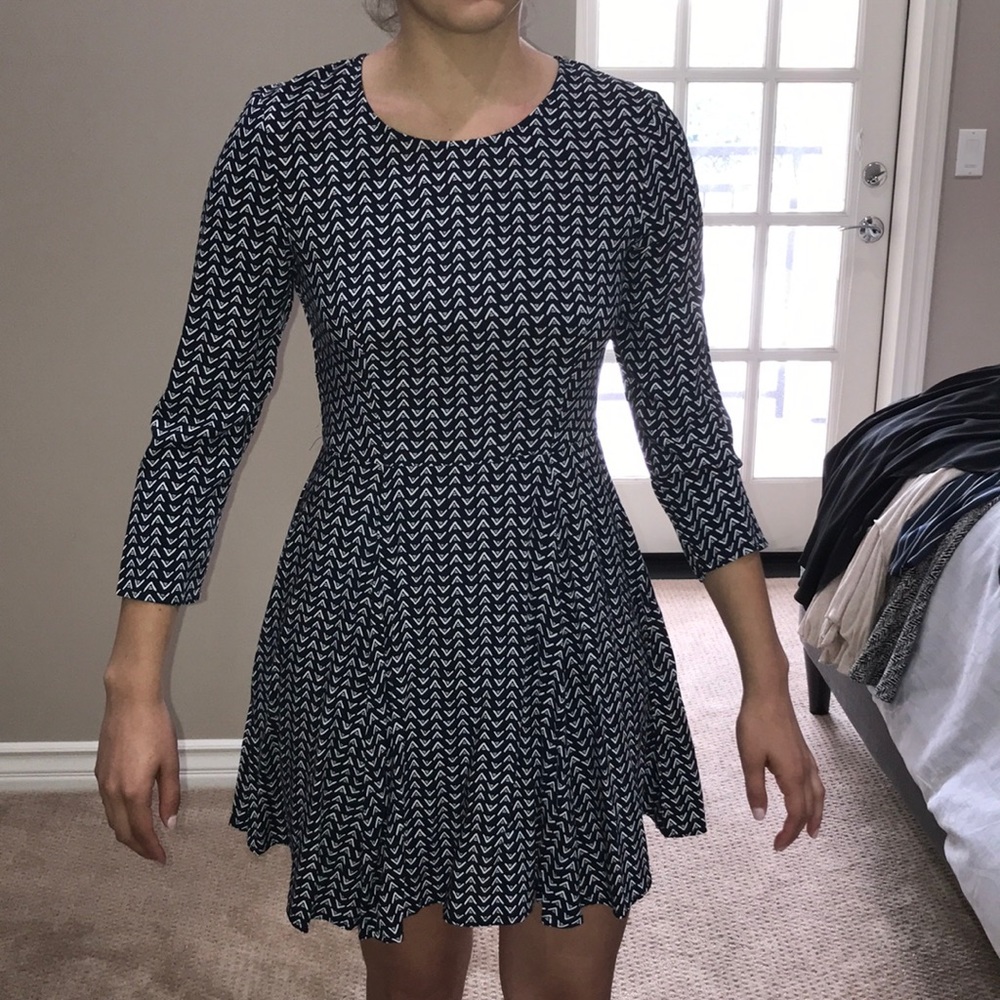 H&M fit and flare dress